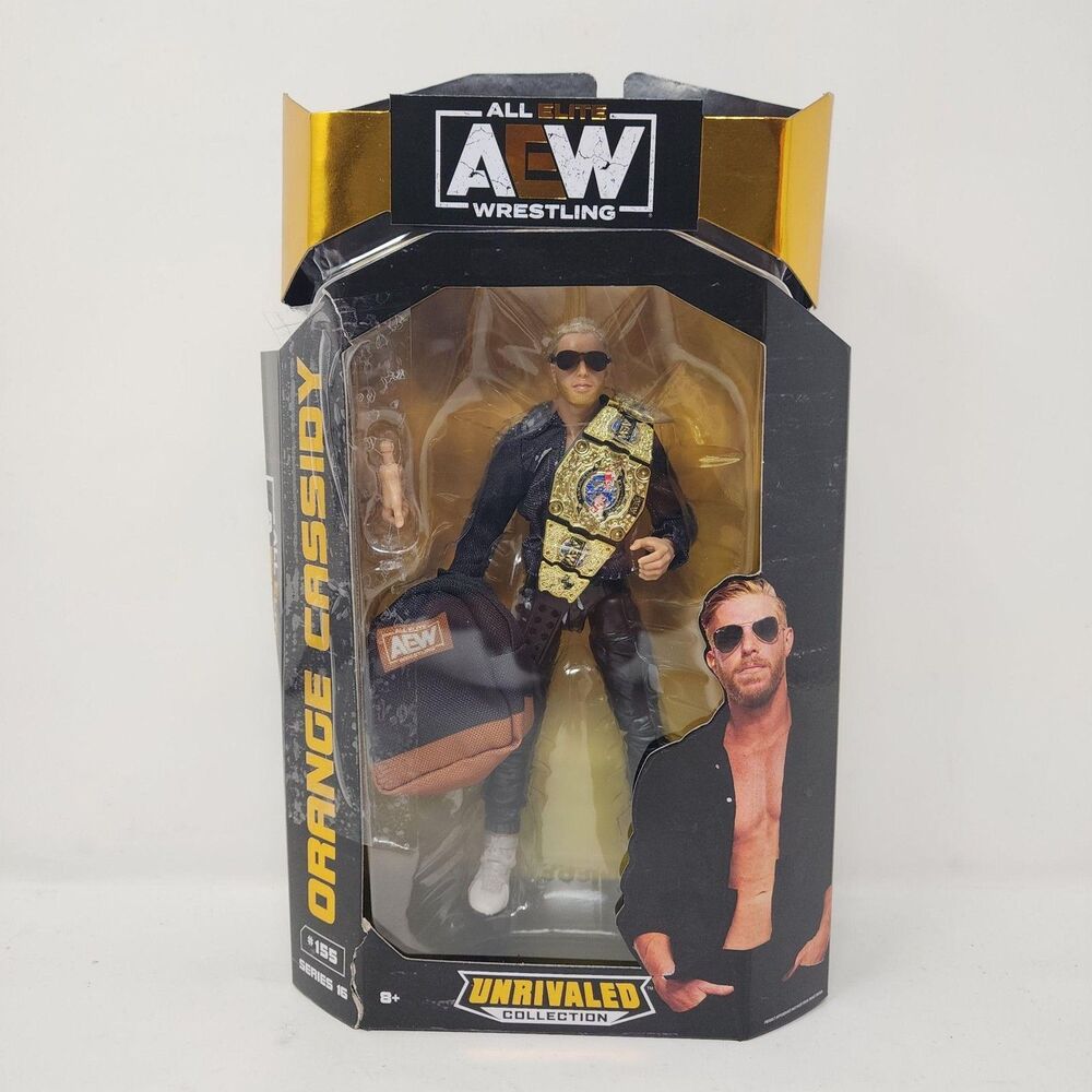 AEW Orange Cassidy Action Figure Jazwares Unrivaled Series 16 Belt 6" Wrestling